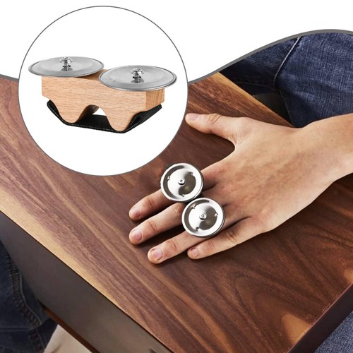 Finger tambourine for hand - for,