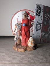 2022 Disney Star Wars Life Day Christmas Ornament Rey Chewbacca BB-8 Damaged