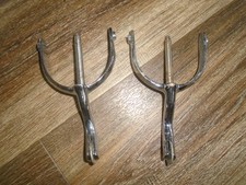 HOUSEHOLD CAVALRY NICKEL SILVER SPURS BRITISH ARMY ISSUE