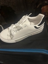 New White Trainer With Bling