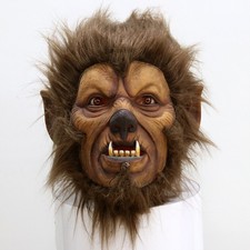 Moonnight Wolf Cosplay Halloween Costume Horror Scary Beast Werewolf Mask Demon