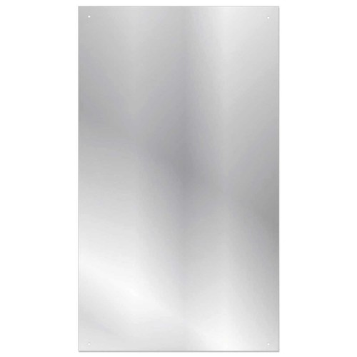 Rectangular glass mirror with - rectangular,