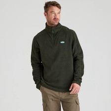 Ridgeline Men's Narvik Fleece Pullover Deep Forest Sweatshirt