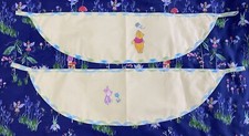 Disney Winnie The Pooh Piglet Fabric Tie-backs for curtains Embroidered New