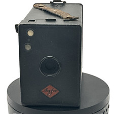 Vintage Agfa Model I Box Camera – All-Metal Construction Working Shutter Germany