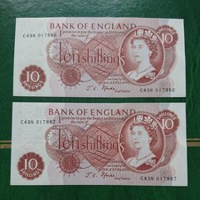 Bank of England Fforde 10/-