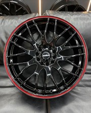 Alloy Wheels 17" Motion For VW Bora Corrado Fox Golf Mk4 Beetle Polo 5x100 Black