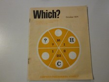 October 1971, WHICH MAGAZINE