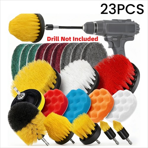 23pcs drill cleaning brush - cleaning,