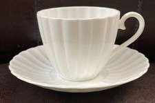 Susie Cooper WHITE FLUTE Cup &