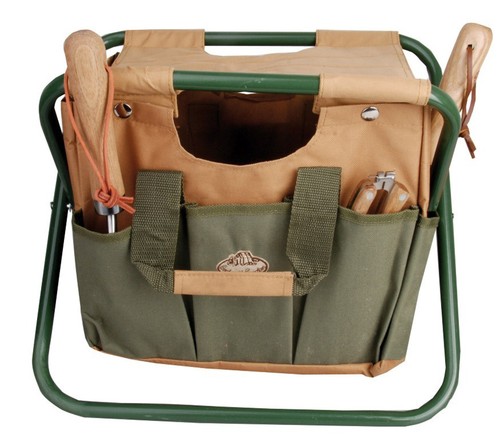 Folding garden tool storage - folding,