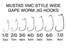 1/0 to 7/0 MUSTAD VMC STYLE