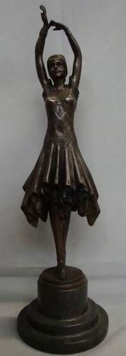 Statue dancer art deco - dancer,