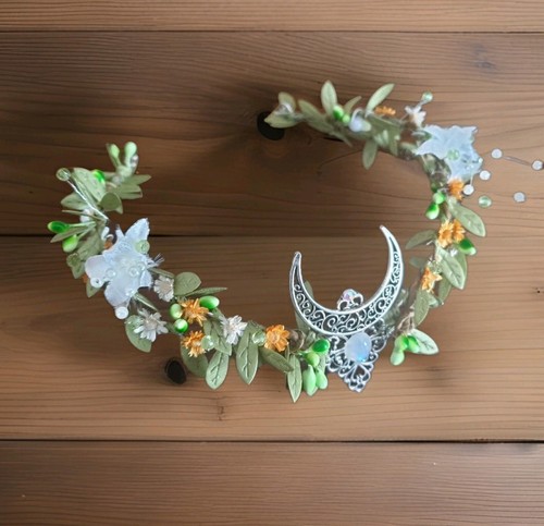 Beltane goddess headdress - beltane,