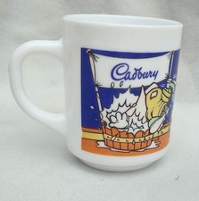 Vintage Cadbury Milk Glass Mug