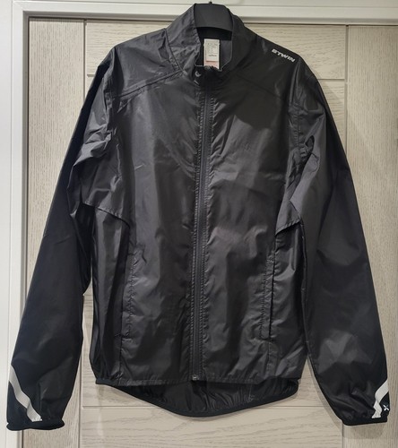 Btwin black cycling jacket - black,