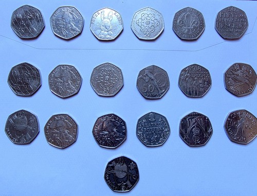 50p pence rare - 50p, coin