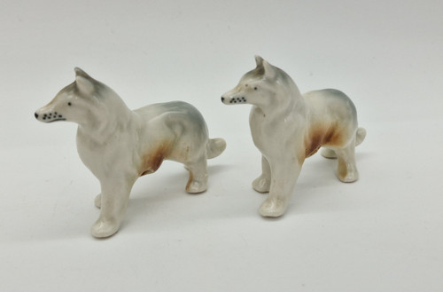 Vintage miniature collie - 2x,