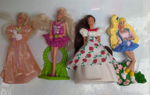 Barbie dolls four figurines - dolls,