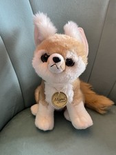Miyoni Aurora  Chihuahua Plush Realistic Stuffed Soft Toy Animal Puppy Dog 8”