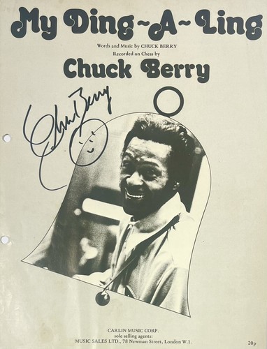 Chuck berry signed autograph - berry,