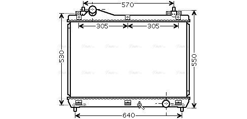 Sz2103 ava radiator fit suzuki - sz2103,