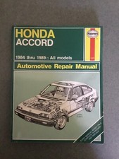 Haynes Honda Accord 1984 -