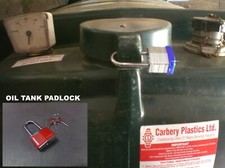 Oil tank padlock - tank,