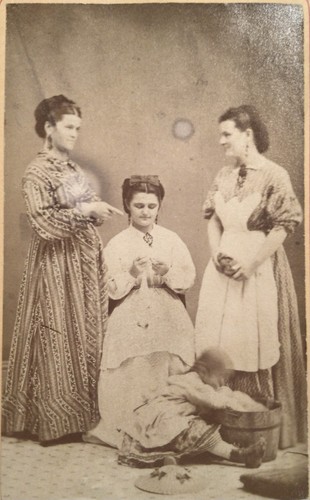 Antique 1860 cdv photo - cdv,