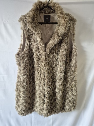 Next womens faux fur gilet - faux,
