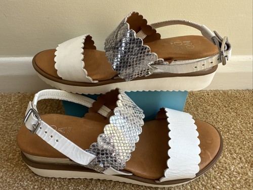 Moda pelle navello sandals - in,