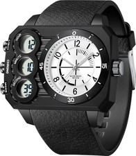 Men s Big Face Watch Unique