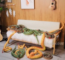 1.6M Snake Plush Toys Kids Soft Doll Teddy Plushies Cuddly Animals Stuffed Gifts