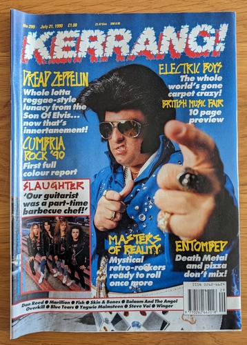 Dread zeppelin kerrang issue - zeppelin,