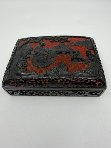 Vtg cinnabar black red - black, &