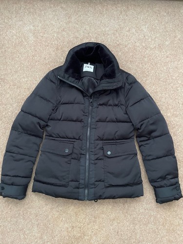Zara puffer coat womens size - coat,