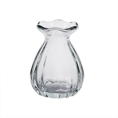 Small glass bud - small, vase