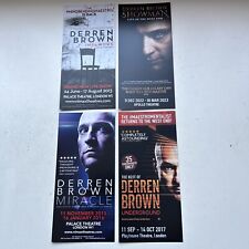 4 X  Different Theatre flyers DERREN BROWN