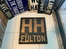 NY NYC SUBWAY ROLL SIGN ROUTE