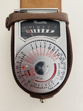 Vintage Minette light meter with case 
