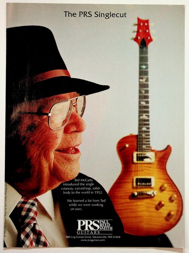 1999 prs singlecut guitar - 1999, ad