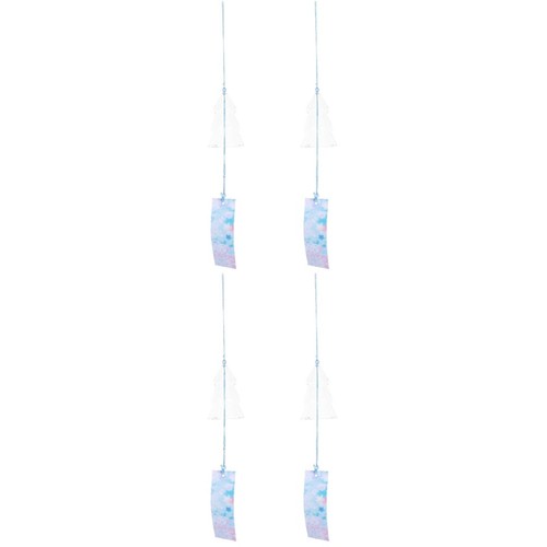 Glass wind chimes set - glass,
