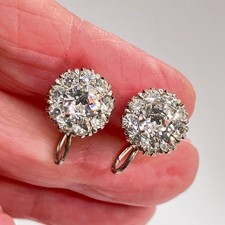 Sparkly screw back earrings