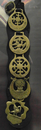 Vintage canal horse brasses - canal,