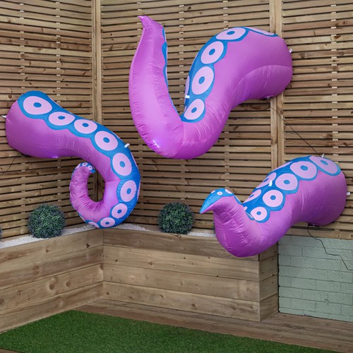 Set large inflatable - of,