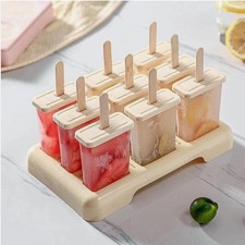 9x Ice Lolly Cream Maker Mold