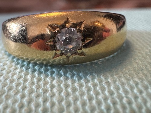 Antique heavy 18ct gold - antique,
