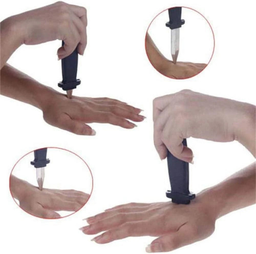 Retractable plastic knife - retractable,