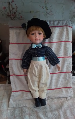 Porcelain doll - porcelain,