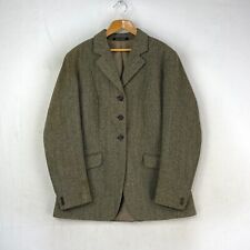 Mears Keepers Tweed Riding Jacket Womens 36 UK 12 Green Wool Show Hacking